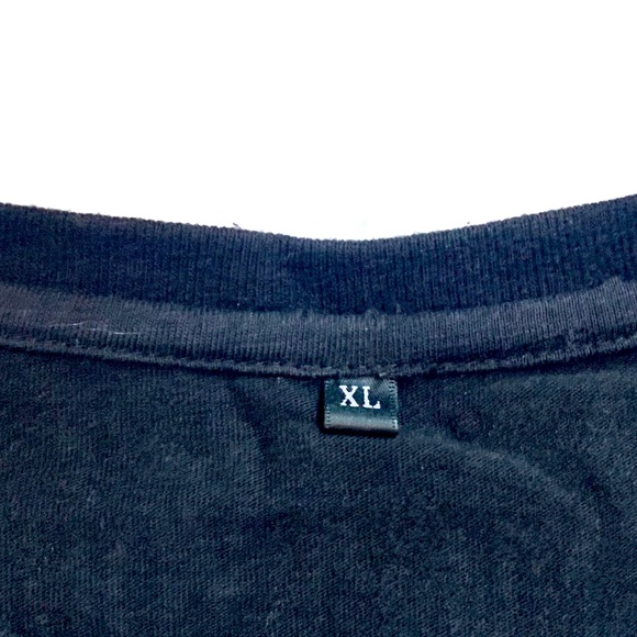 (XL) Black & White Printed Graphic Drone T-Shirt “Flying to the moon & beyond!” - Picture 5 of 7